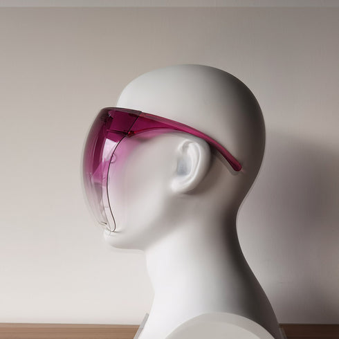 Hot sale multicolor clear PC material tinted blocc visor face shield for outdoor protection